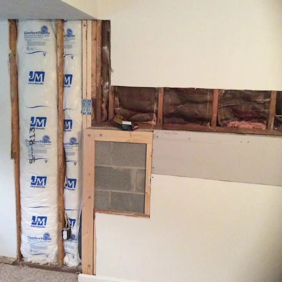 Wall insulation replacement during Odor Removal & Deodorization in West Hattiesburg